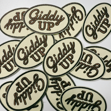 Load image into Gallery viewer, 3" Giddy UP -  Embroidered Hat Patch