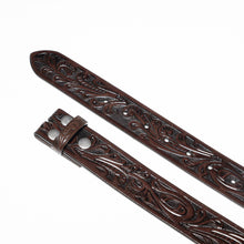 Load image into Gallery viewer, Genuine Leather Men's Belt with Snap-On Strap without Buckle