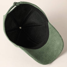 Load image into Gallery viewer, Howdy Darlin&#39; Embroidery Patch Corduroy Cap