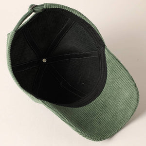 Howdy Darlin' Embroidery Patch Corduroy Cap