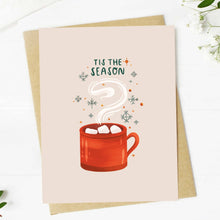 Load image into Gallery viewer, &quot;&#39;Tis The Season&quot; Hot Cocoa Christmas Greeting Card