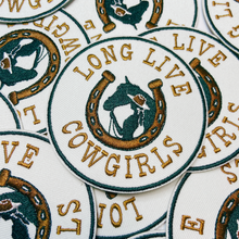 Load image into Gallery viewer, 3" Long Live Cowgirls -  Embroidered Hat Patch