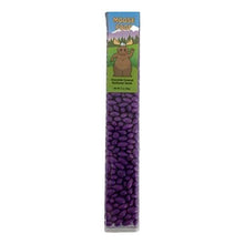 Load image into Gallery viewer, Moose Poop, purple colored Sunny Seeds in 3 oz tubes.