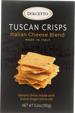 Load image into Gallery viewer, NEW Italian Cheese Blend Tuscan Crisps (5.3 oz boxes)