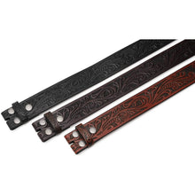 Load image into Gallery viewer, Genuine Leather Men's Belt with Snap-On Strap without Buckle