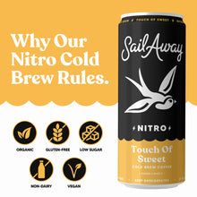 Load image into Gallery viewer, Nitro Cold Brew Organic Iced Coffee - Touch of Sweet