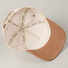 Load image into Gallery viewer, Santa's Favorite Glitter Text 5 Panel Corduroy Cap