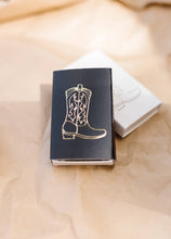 Load image into Gallery viewer, Cowboy Boot Matchbox | Western Matches | Rodeo Gift