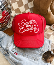 Load image into Gallery viewer, Santa Bring Me A Cowboy Otto Trucker Hats