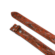 Load image into Gallery viewer, Genuine Leather Men's Belt with Snap-On Strap without Buckle