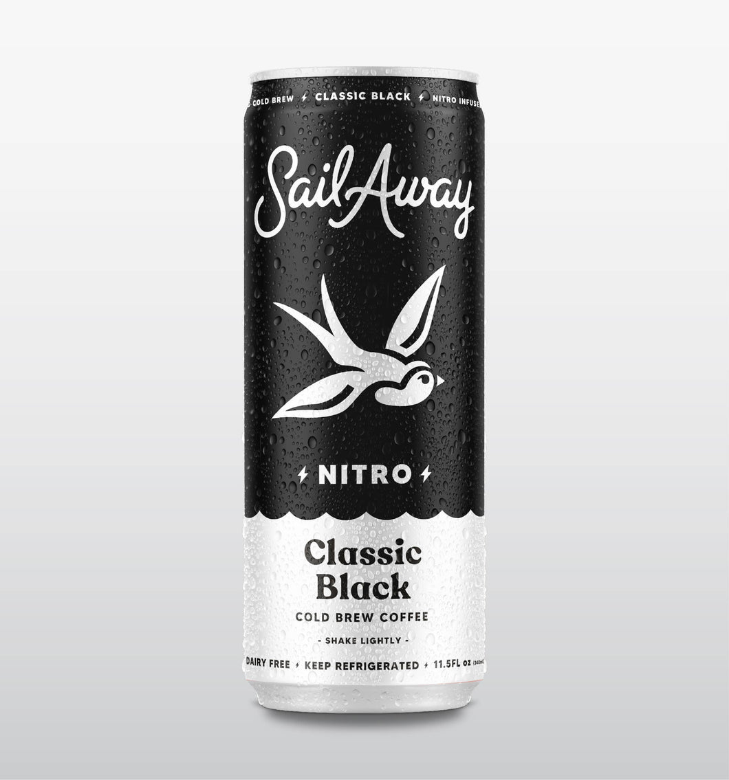 Nitro Cold Brew Organic Coffee -Classic Black