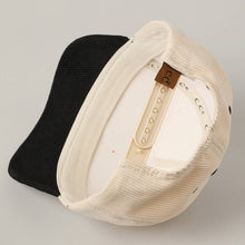 Load image into Gallery viewer, Santa's Favorite Glitter Text 5 Panel Corduroy Cap