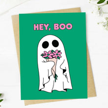 Load image into Gallery viewer, Hey, Boo Cute Ghost Halloween Card