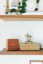 Load image into Gallery viewer, Howdy Foil Embossed Square Linen Notebook | Western Journal