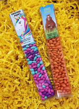 Load image into Gallery viewer, Bear Poop, Orange colored Sunny Seeds in 3 oz tubes