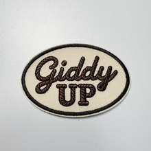 Load image into Gallery viewer, 3" Giddy UP -  Embroidered Hat Patch