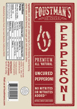 Load image into Gallery viewer, PEPPERONI | FOUSTMAN'S ALL-NATURAL UNCURED - 8oz
