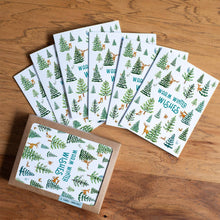 Load image into Gallery viewer, Woodland Holiday Card | Cute Warm Winter Wishes Forest Card