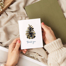 Load image into Gallery viewer, Pinecone Thank You Card | Outdoorsy Design