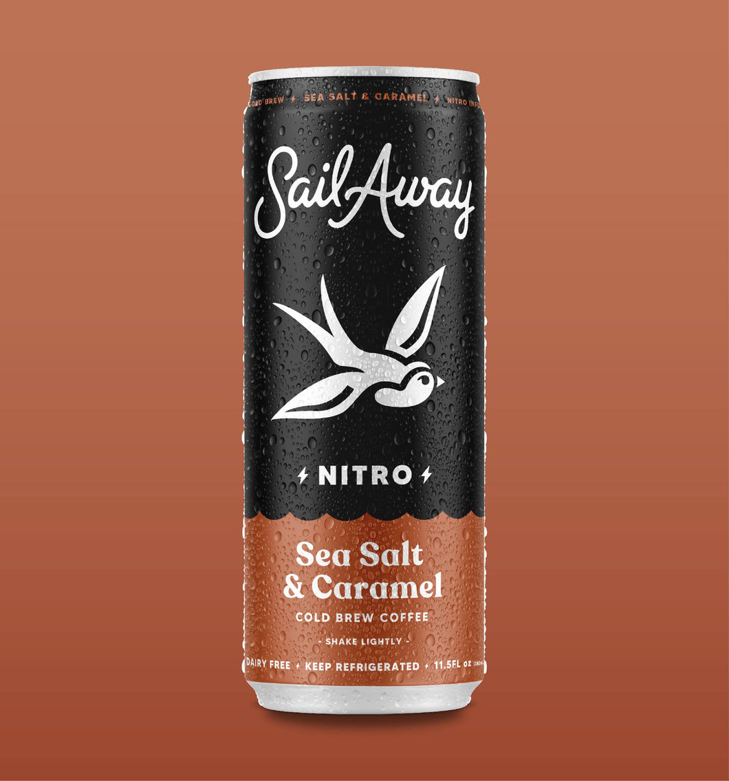 Nitro Cold Brew Organic Coffee - Sea Salt & Caramel