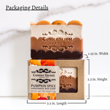 Load image into Gallery viewer, Pumpkin Spice Customizable Halloween Handmade Bar Soap - 4oz