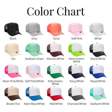 Load image into Gallery viewer, Howdy Pumpkin Hat | Fall Trucker Cap in Brown