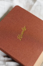 Load image into Gallery viewer, Howdy Foil Embossed Square Linen Notebook | Western Journal