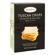 Load image into Gallery viewer, NEW Olive Oil &amp; Sea Salt Tuscan Crisps (5.3 oz boxes)
