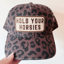 Load image into Gallery viewer, 4" Hold Your HORSIES -  Embroidered Hat Patch