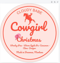 Load image into Gallery viewer, Cowgirl Christmas Candles