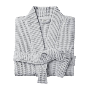 Unisex Lightweight Waffle Bathrobe, Spa Dressing Gown Kimono