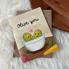 Load image into Gallery viewer, "Olive You" Card