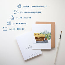 Load image into Gallery viewer, National Park Birthday Card | Hey You! Outdoorsy Design