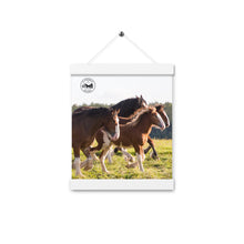 Load image into Gallery viewer, Poster with hangers