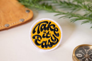 Take it Easy Patch | Embroidered