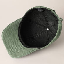 Load image into Gallery viewer, Howdy Darlin&#39; Embroidery Patch Corduroy Cap