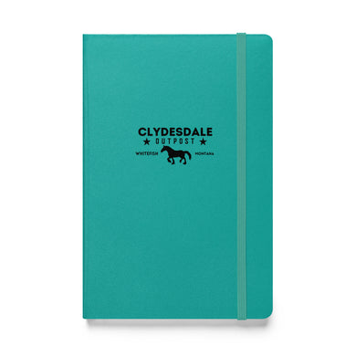 Clydesdale Outpost Hardcover Bound Notebook | JournalBook® (Turquoise / 5.5″×8.5″)