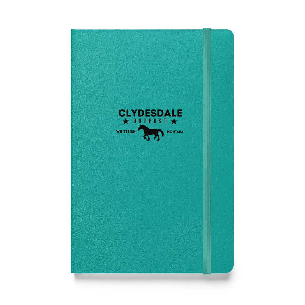 Clydesdale Outpost Hardcover Bound Notebook | JournalBook® (Turquoise / 5.5″×8.5″)